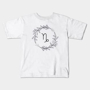 Capricorn Sign Kids T-Shirt